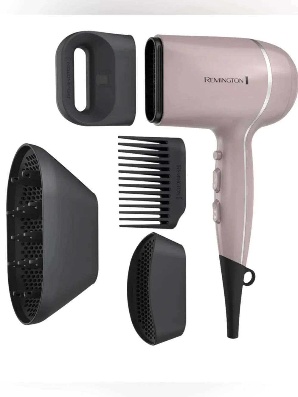 Remington Wet2Style Hair Dryer 1875W Ceramic Ionic with Attachments NEW
